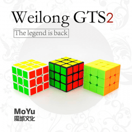 Cubo Rubik Moyu Weilong GTS V2 3x3 Colored 